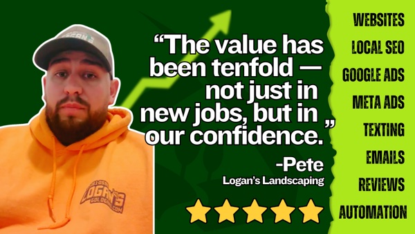 Logan's Landscaping testimonial